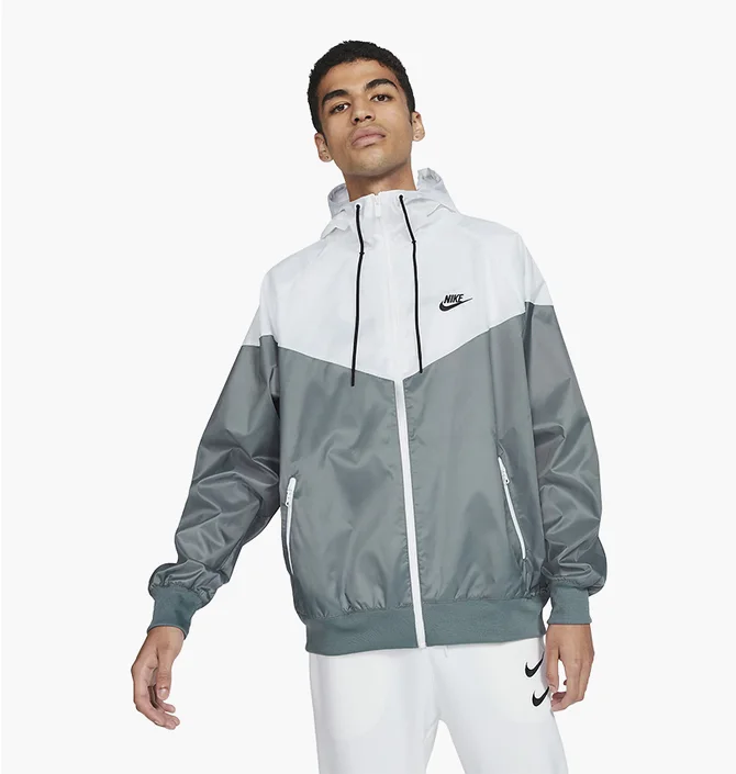 Вітровка чоловіча Nike Sportswear Windrunner Grey/White DA0001-084