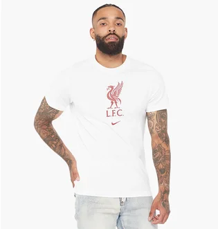 Футболка чоловіча Nike Liverpool 22/23 Crest Ss Tee White DM3482-100