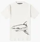 Футболка чоловіча Palm Angels Broken Shark Tee Beige PMAA001S23JER0010410