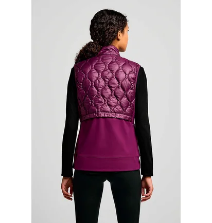 Жилетка женская Saucony Hurricane Insulated Vest Violet SAW800522-EG