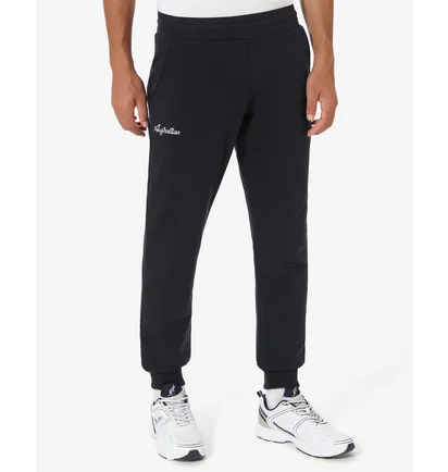 Штаны мужские AUSTRALIAN Essential Fleece Pants Rib Bottom Black LSUPA0010-200