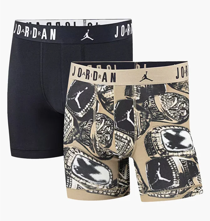 Трусы мужские Air Jordan Flight Mvp Boxer Briefs Multi (2 шт) JM0744-J34