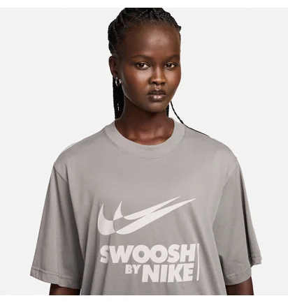 Футболка жіноча Nike W Nsw Tee Bf Gls Grey FZ4634-029