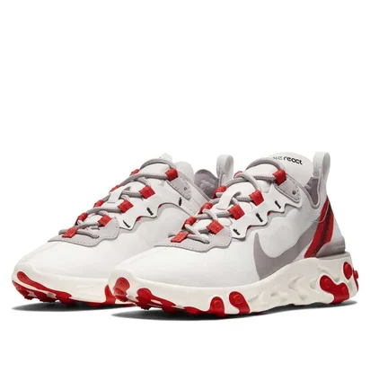 Кросівки жіночі Nike React Element 55 White/Red BQ2728-010