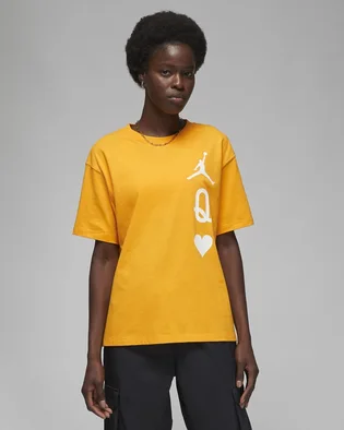Футболка жіноча Air Jordan Flight WomenS T-Shirt Yellow DQ4471-705