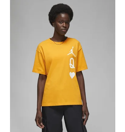 Футболка женская Air Jordan Flight WomenS T-Shirt Yellow DQ4471-705