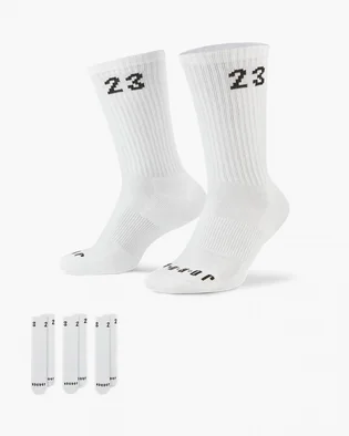 Носки унисекс Air Jordan U Essential Crew (3 пары) White DA5718-100