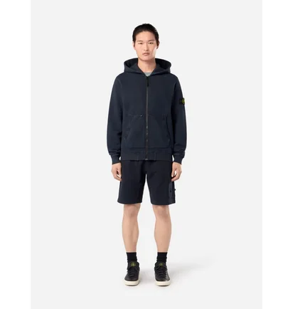 Толстовка мужская Stone Island Logo Badge Blue 811563341-V0120