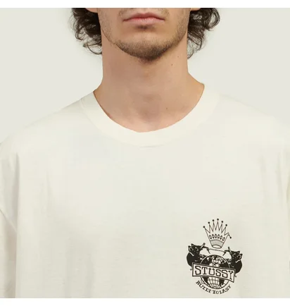 Футболка мужская Stussy Built To Last Pigment Dyed White 1905125-1002