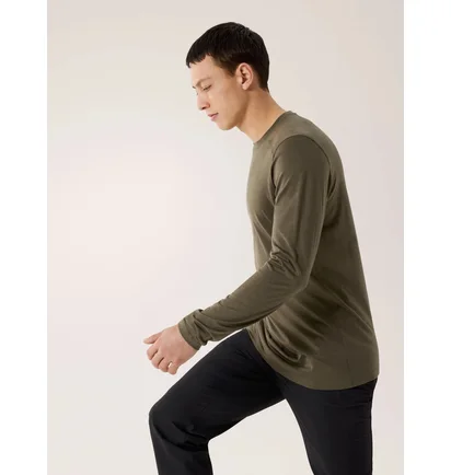 Лонгслив мужской Arc'teryx Ionia Merino Wool Ls Olive X000007732-TATSU
