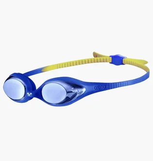 Окуляри для плавання дитячі Arena Spider Jr Mirror Blue/Yellow 1E362-073