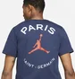 Футболка чоловіча Air Jordan Psg X Paris Saint-Germain Logo Blue DB6514-410