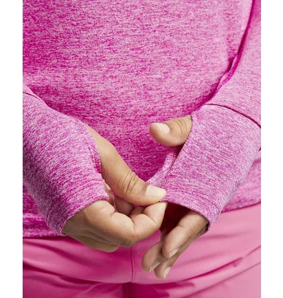 Лонгслив женский Nike Df Element Top Hz Pink Cu3220-623