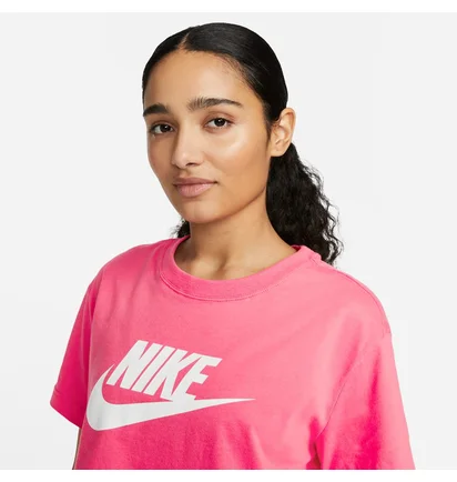 Футболка женская Nike Nsw Tee Essntl Crp Icn Ftr Pink BV6175-894