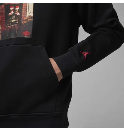 Худи мужское Air Jordan Jm Chimney Flc Po Black HQ5654-010