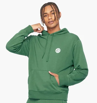 Худи мужское New Balance Hoops Fundamentals Hoodie Green MT23581TFN