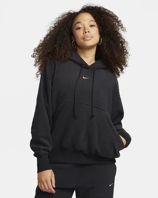 Худи женское Nike Sportswear Phoenix Fleece Black FN3625-010
