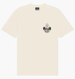 Футболка мужская Stussy Built To Last Pigment Dyed White 1905125-1002