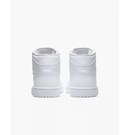 Кроссовки мужские Air Jordan 1 Mid White 554724-130