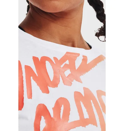 Футболка женская Under Armour Live Chroma Graphic Tee White 1366006-100
