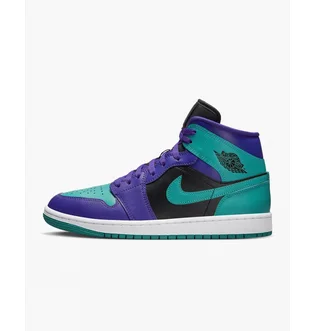 Кроссовки женские Air Jordan W 1 Mid Violet/Turquoise BQ6472-502