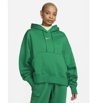 Худі жіноче Nike Sportswear Phoenix Fleece Over-Oversized Pullover Hoodie Green Dq5858-365