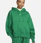 Худі жіноче Nike Sportswear Phoenix Fleece Over-Oversized Pullover Hoodie Green Dq5858-365
