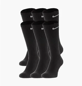Носки унисекс Nike U EVERYDAY CUSH CREW (6 пар) Black SX7666-010