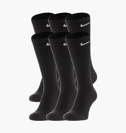 Шкарпетки унісекс Nike U EVERYDAY CUSH CREW (6 пар) Black SX7666-010