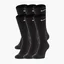 Носки унисекс Nike U EVERYDAY CUSH CREW (6 пар) Black SX7666-010