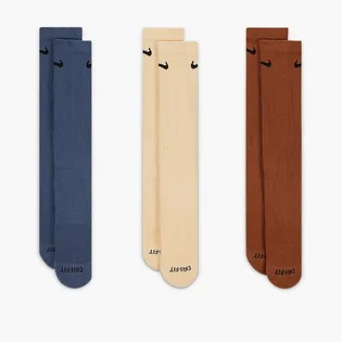 Носки унисекс Nike Everyday Plus Cush Crew Multi (3 пары) SX6888-962
