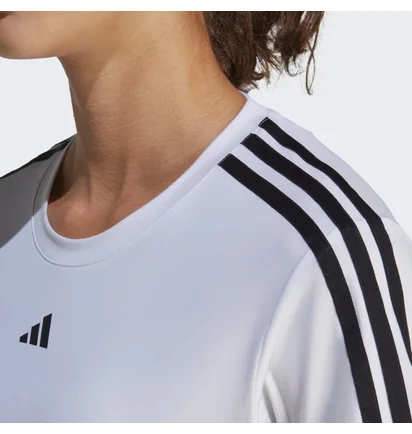 Футболка жіноча Adidas Aeroready Train Essentials 3-Stripes Tee White Ic5040