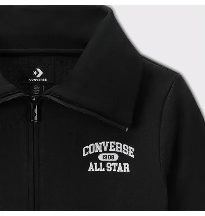 Толстовка женская Converse Knit Jacket Black 10026778-001