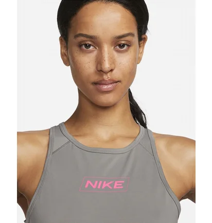 Майка женская Nike Pro Dri-Fit Grey Dq5593-029
