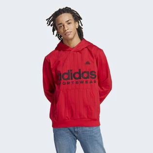 Худі чоловіче Adidas Pinstripe Fleece Hoodie Red Ia1809