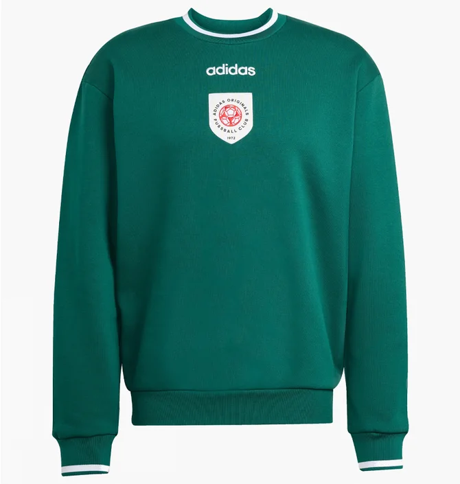 Свитшот мужской Adidas Badge Crewneck Green JX3066