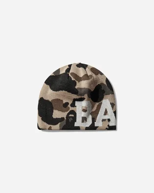 Шапка мужская Bape 1St Camo Knit Multi 1L80181002