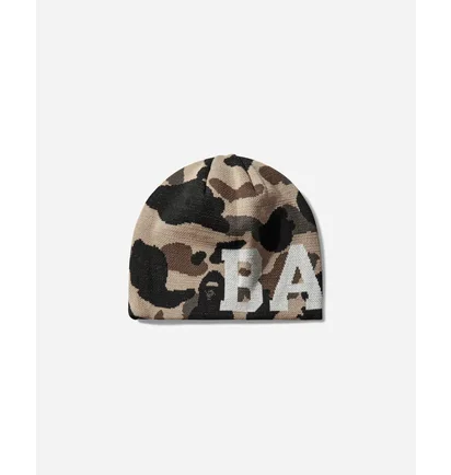 Шапка мужская Bape 1St Camo Knit Multi 1L80181002