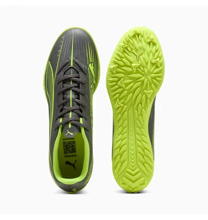 Сороконожки мужские Puma Ultra 5 Play Tt Black/Green 108331-03