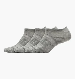 Носки унисекс New Balance Flat Knit No Show (3 пары) Grey LAS03223LGH
