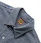 Рубашка мужская Human Made Chambray Shirt Blue HM25SH002
