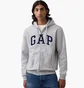 Толстовка унисекс Gap Vintagesoft Arch Logo Grey 715005321
