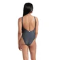 Купальник женский Arena Team Stripe Swimsuit U Back Grey 007058-550
