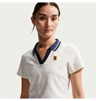 Поло жіноче Nike Court Dri-Fit Club Crop Polo White IB0772-133