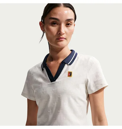 Поло жіноче Nike Court Dri-Fit Club Crop Polo White IB0772-133
