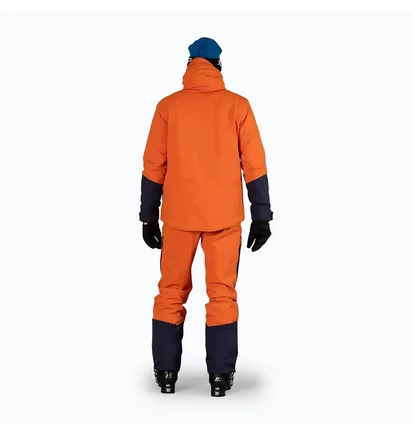 Куртка чоловіча CMP Fix Hood Twill Orange/Blue 34W2037-B595