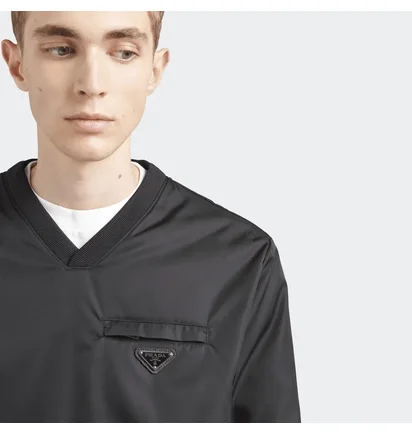 Свитшот мужской Adidas Prada X Re-Nylon Sweater Black HN3986