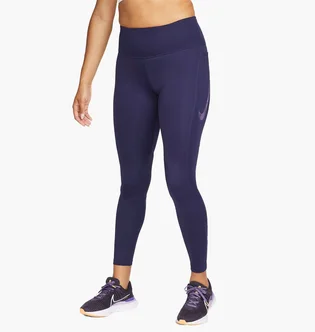 Легінси жіночі Nike Fast WomenS Mid-Rise 7/8 Graphic Leggings With Pockets Violet FB4656-555
