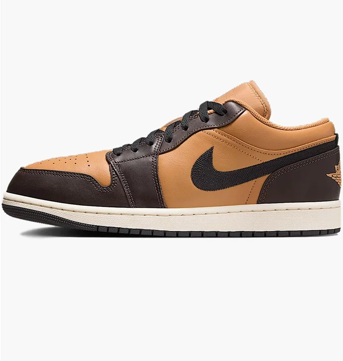 Кросівки чоловічі Air Jordan 1 Low Se Orange/Brown HQ3603-201