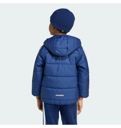 Куртка детская Adidas Essentials 3-Stripes Padded Blue JL9048
